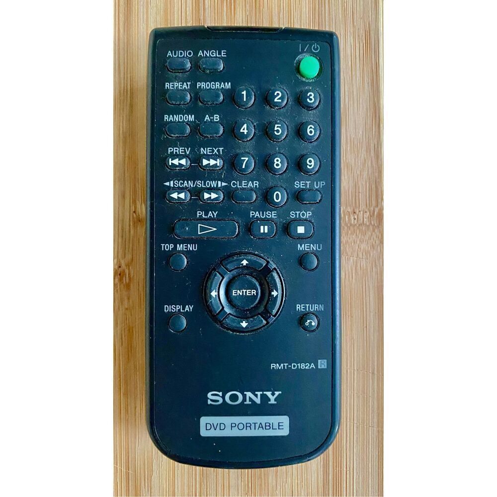 Sony RMT-D182A Remote Control For Portable DVD Players